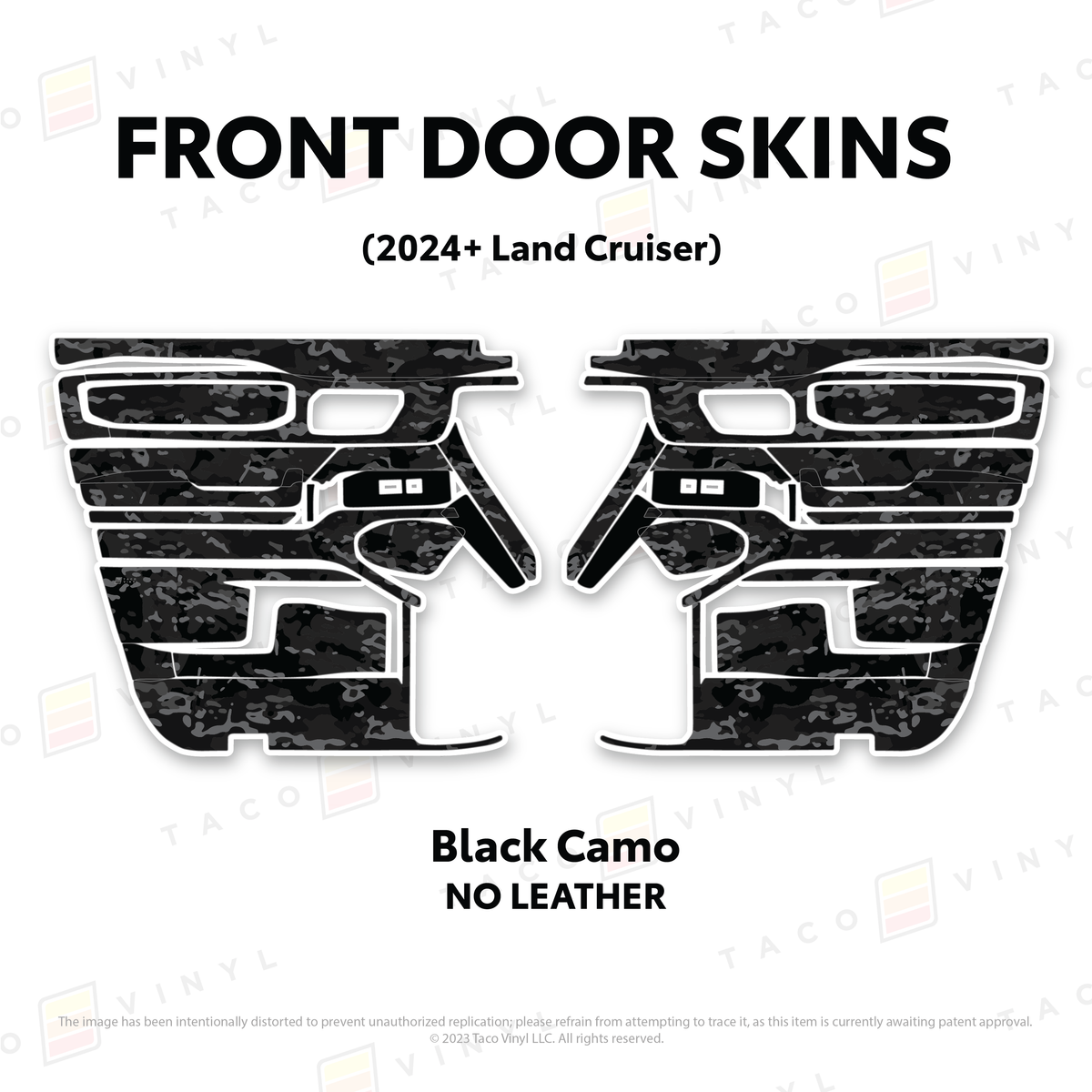 Taco Vinyl Land Cruiser 250 Door Skins | '24+ Land Cruiser