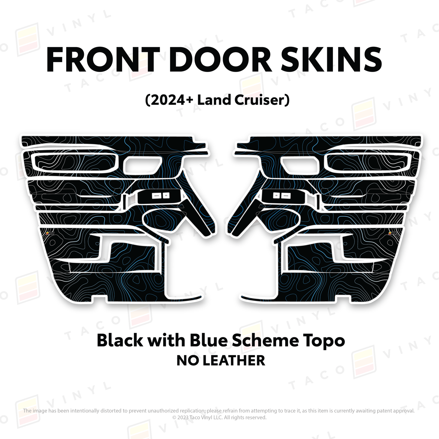 Taco Vinyl Land Cruiser 250 Door Skins | '24+ Land Cruiser