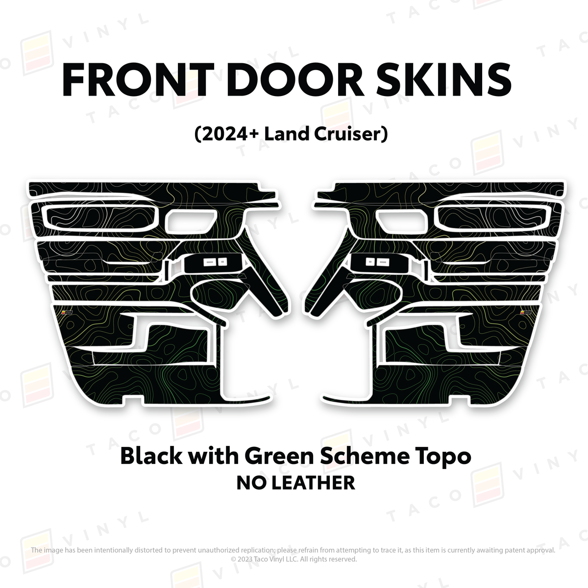 Taco Vinyl Land Cruiser 250 Door Skins | '24+ Land Cruiser