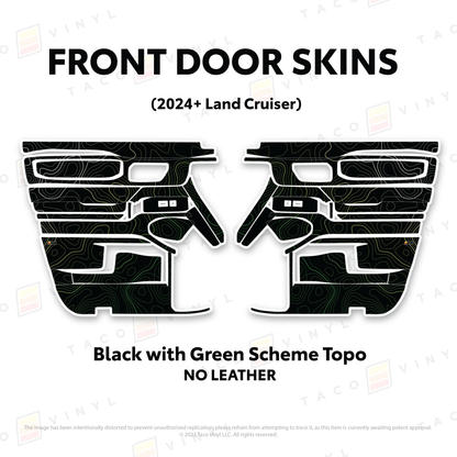 Taco Vinyl Land Cruiser 250 Door Skins | '24+ Land Cruiser