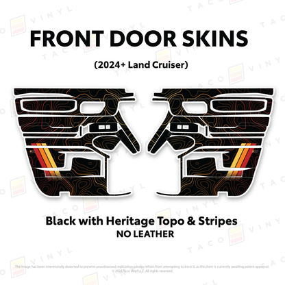 Taco Vinyl Land Cruiser 250 Door Skins | '24+ Land Cruiser