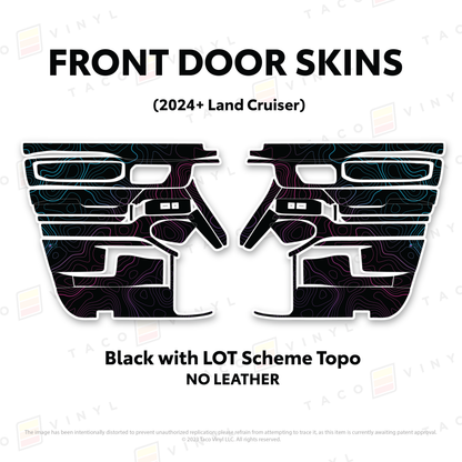 Taco Vinyl Land Cruiser 250 Door Skins | '24+ Land Cruiser