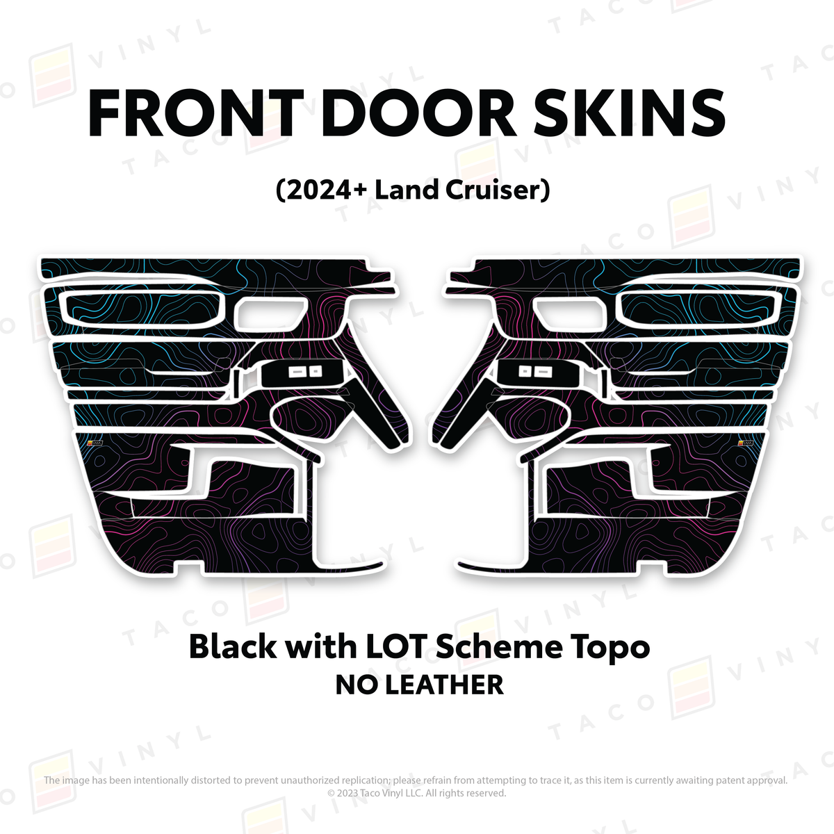 Taco Vinyl Land Cruiser 250 Door Skins | '24+ Land Cruiser