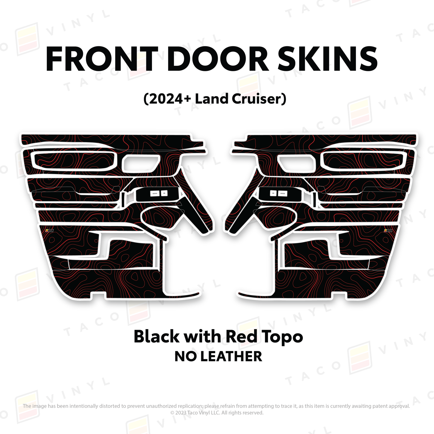 Taco Vinyl Land Cruiser 250 Door Skins | '24+ Land Cruiser
