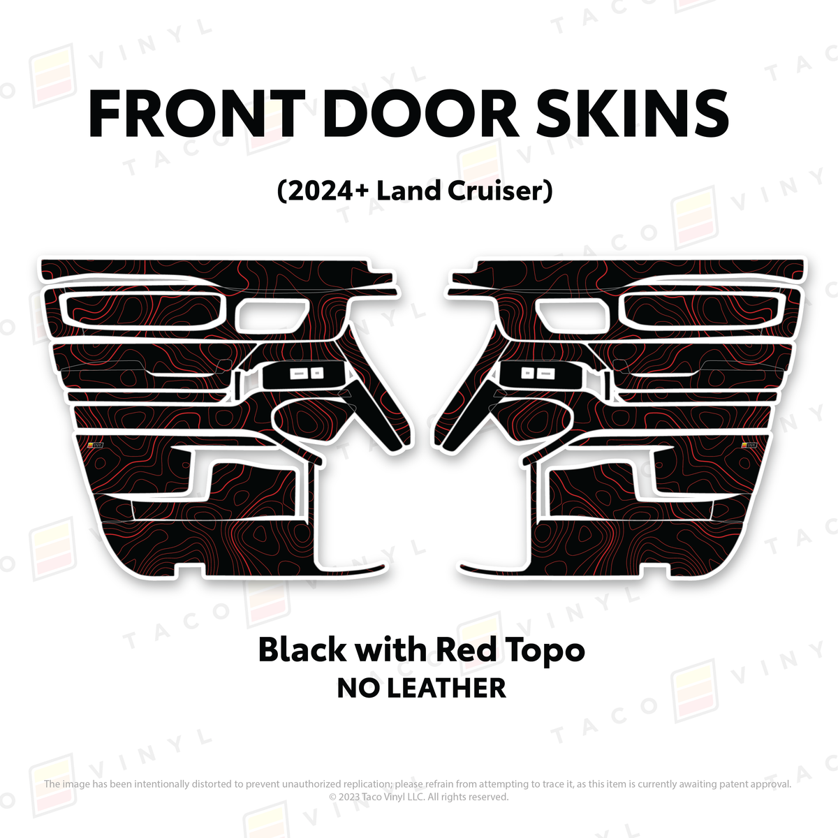 Taco Vinyl Land Cruiser 250 Door Skins | '24+ Land Cruiser