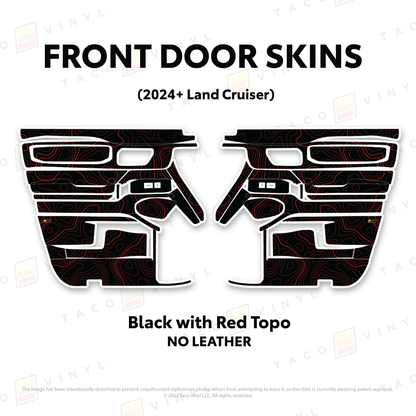 Taco Vinyl Land Cruiser 250 Door Skins | '24+ Land Cruiser