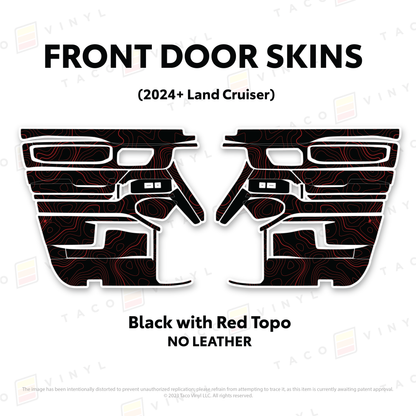Taco Vinyl Land Cruiser 250 Door Skins | '24+ Land Cruiser