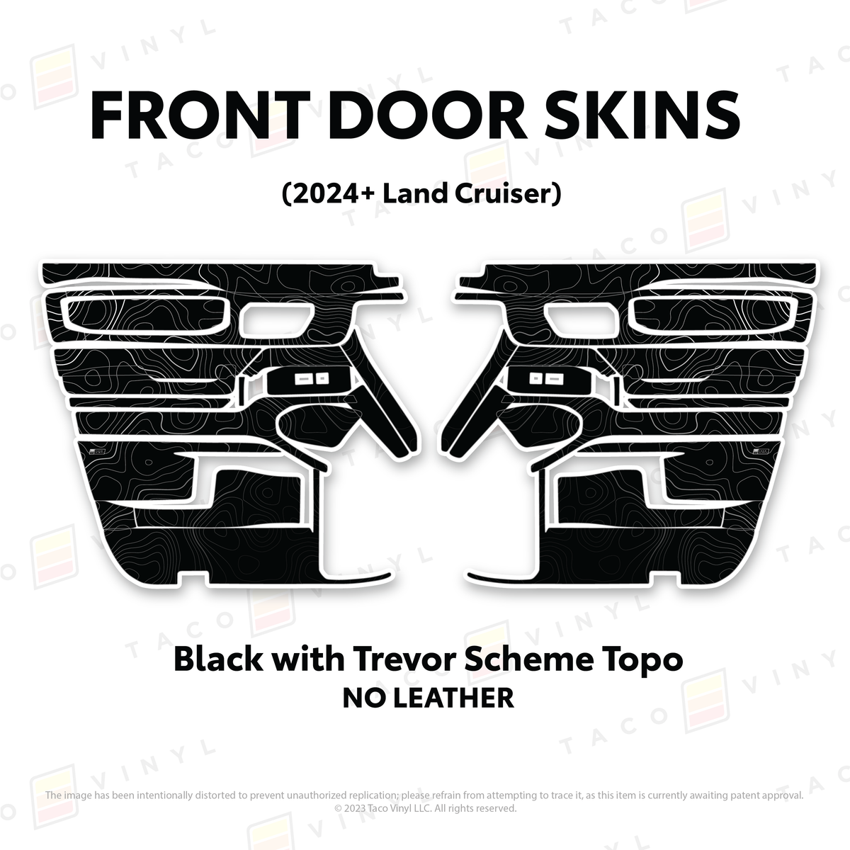 Taco Vinyl Land Cruiser 250 Door Skins | '24+ Land Cruiser