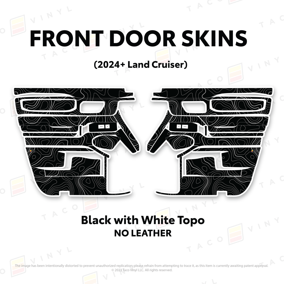 Taco Vinyl Land Cruiser 250 Door Skins | '24+ Land Cruiser