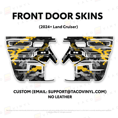 Taco Vinyl Land Cruiser 250 Door Skins | '24+ Land Cruiser