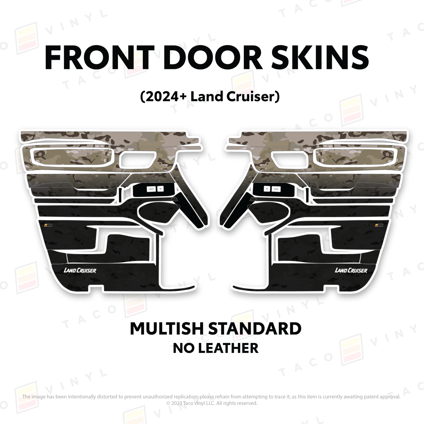 Taco Vinyl Land Cruiser 250 Door Skins | '24+ Land Cruiser