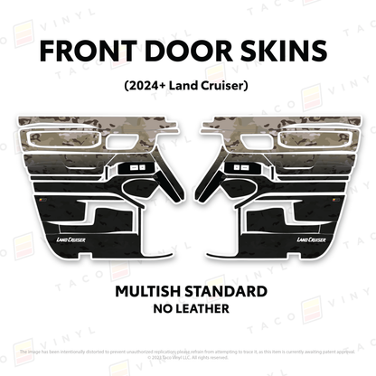 Taco Vinyl Land Cruiser 250 Door Skins | '24+ Land Cruiser