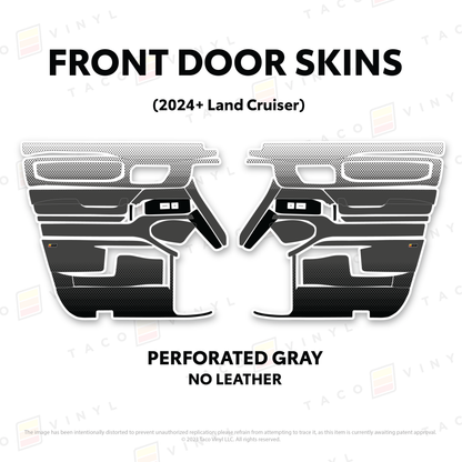 Taco Vinyl Land Cruiser 250 Door Skins | '24+ Land Cruiser