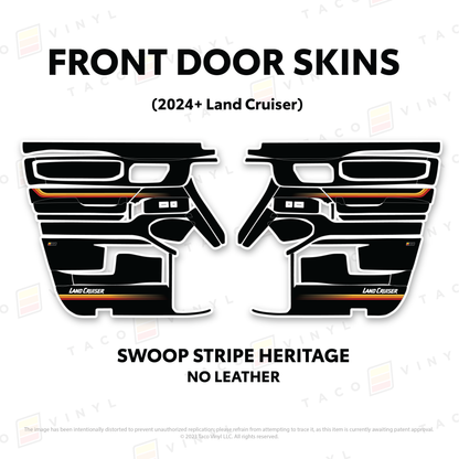 Taco Vinyl Land Cruiser 250 Door Skins | '24+ Land Cruiser