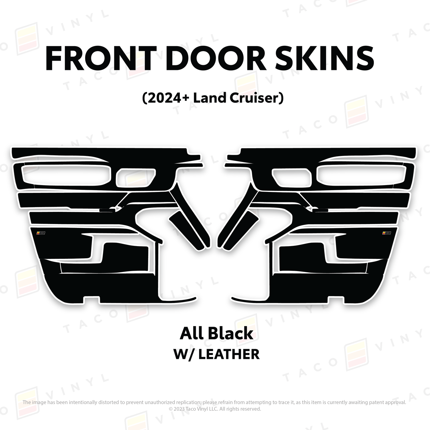 Taco Vinyl Land Cruiser 250 Door Skins | '24+ Land Cruiser