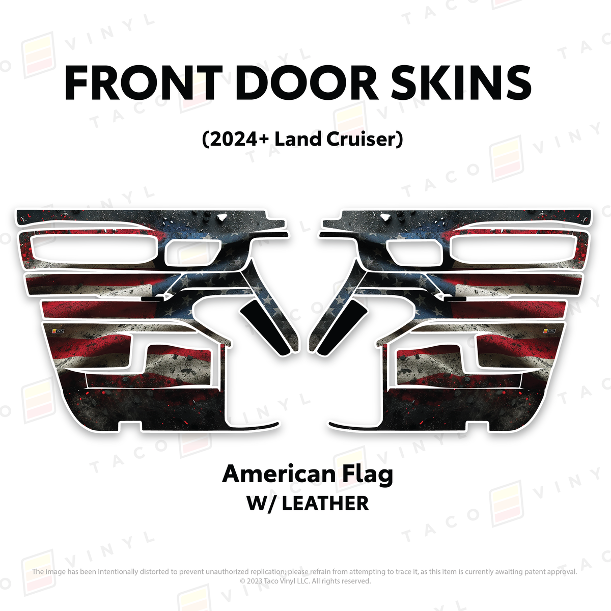 Taco Vinyl Land Cruiser 250 Door Skins | '24+ Land Cruiser