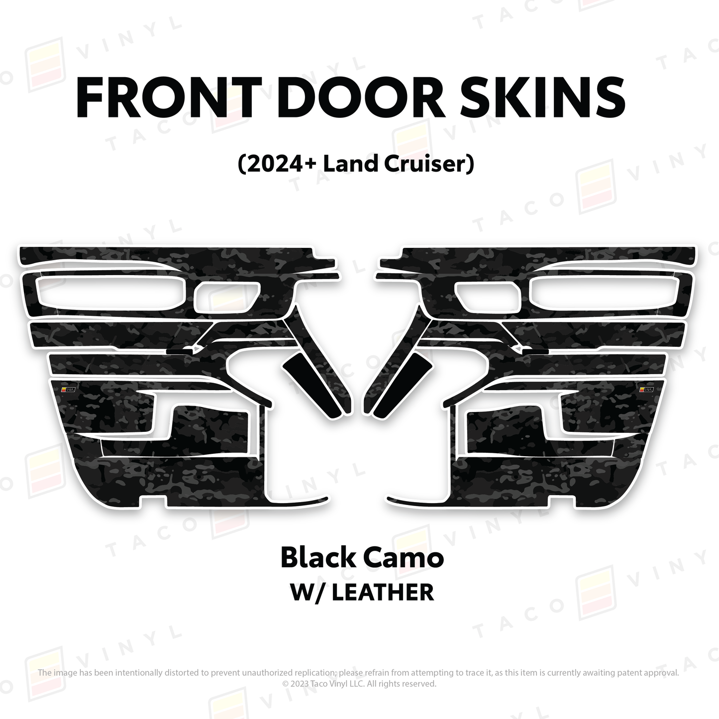 Taco Vinyl Land Cruiser 250 Door Skins | '24+ Land Cruiser