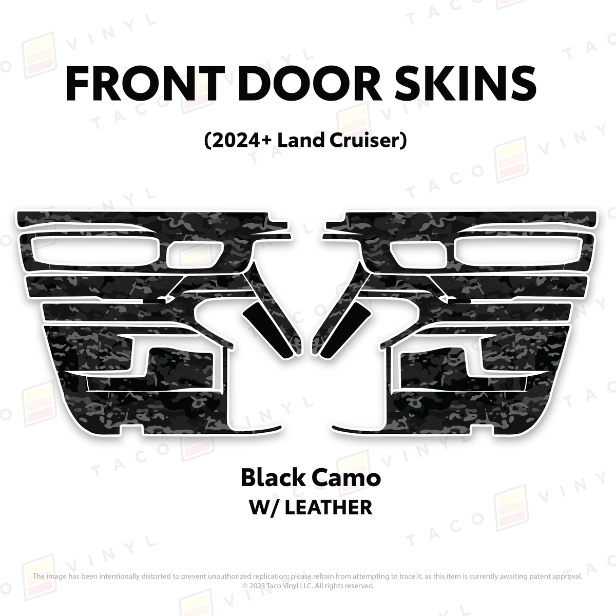 Taco Vinyl Land Cruiser 250 Door Skins | '24+ Land Cruiser