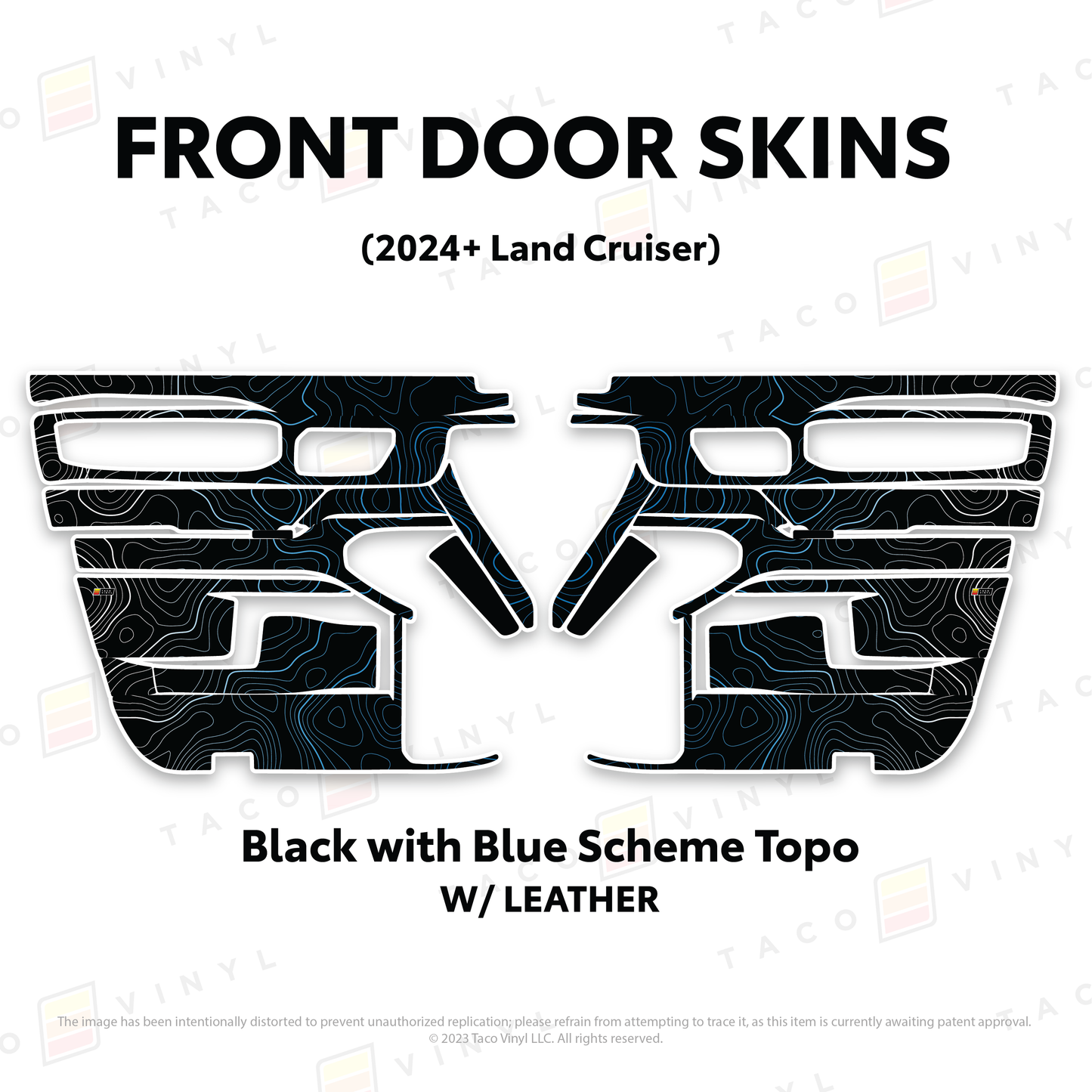 Taco Vinyl Land Cruiser 250 Door Skins | '24+ Land Cruiser