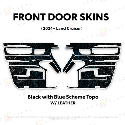 Taco Vinyl Land Cruiser 250 Door Skins | '24+ Land Cruiser