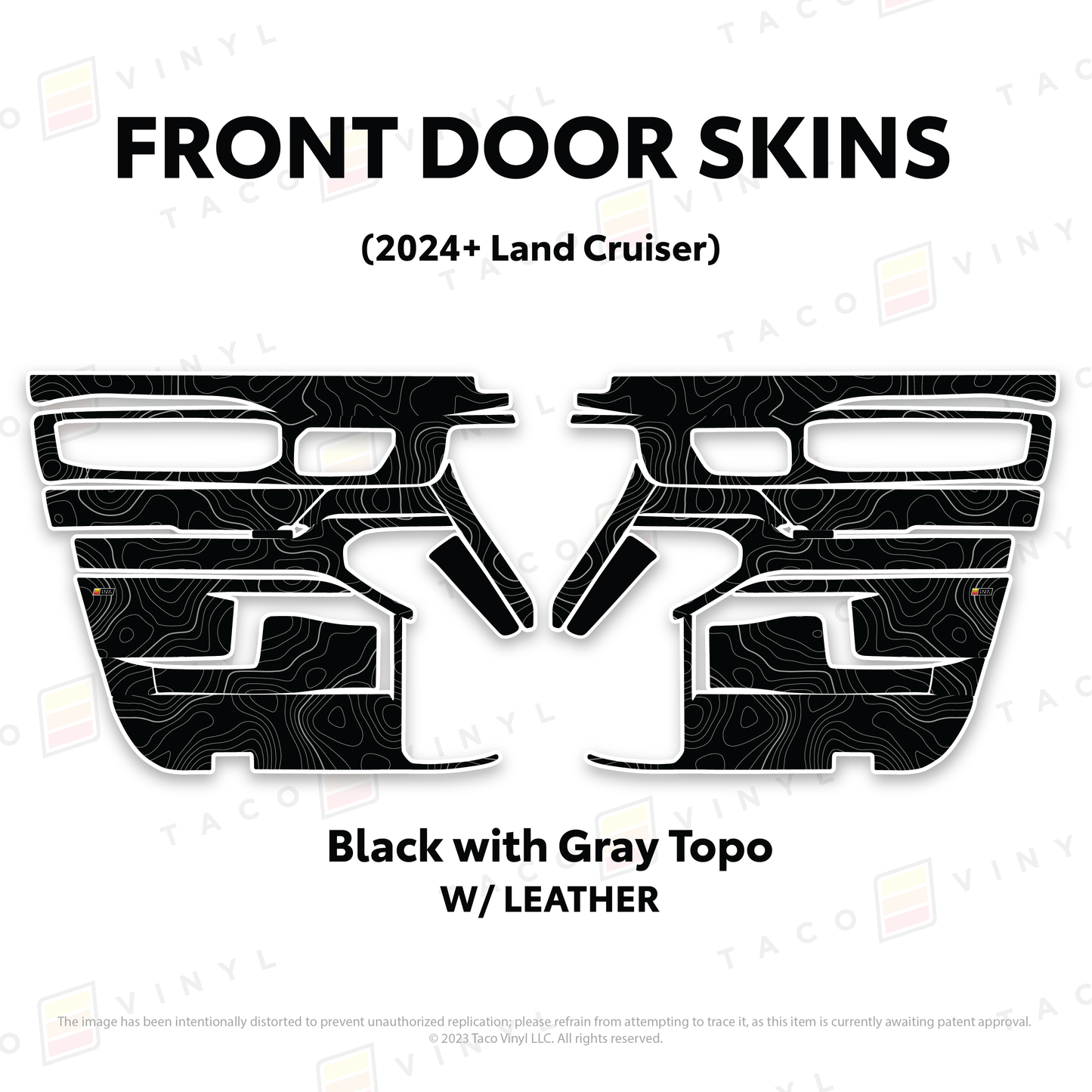 Taco Vinyl Land Cruiser 250 Door Skins | '24+ Land Cruiser