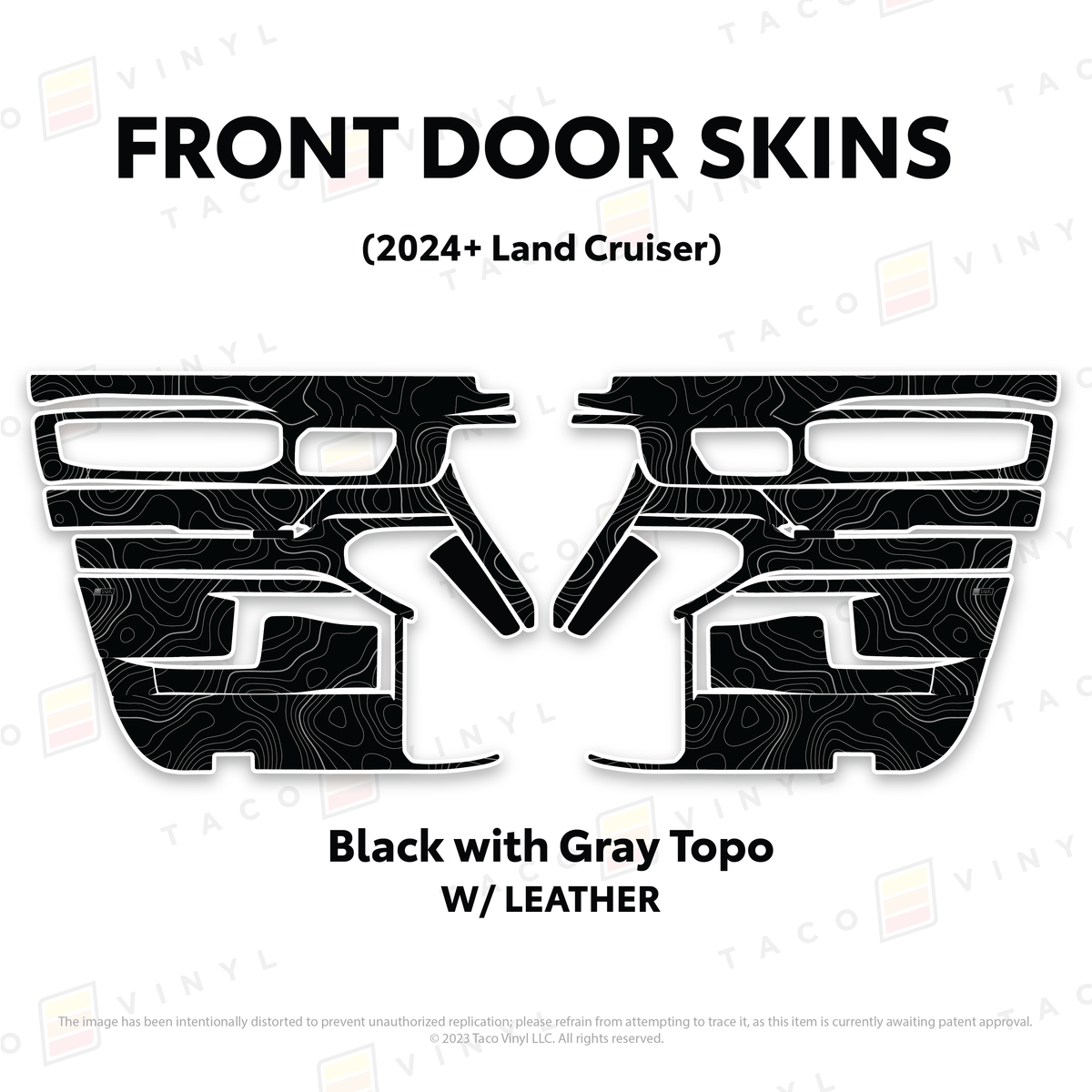 Taco Vinyl Land Cruiser 250 Door Skins | '24+ Land Cruiser