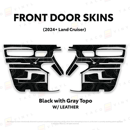 Taco Vinyl Land Cruiser 250 Door Skins | '24+ Land Cruiser