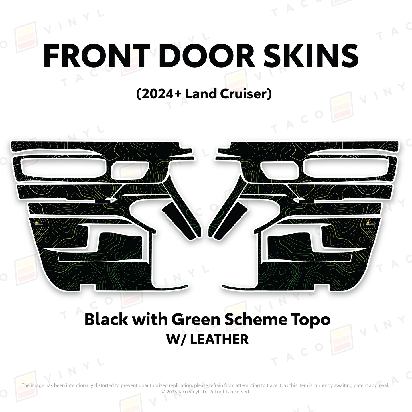 Taco Vinyl Land Cruiser 250 Door Skins | '24+ Land Cruiser