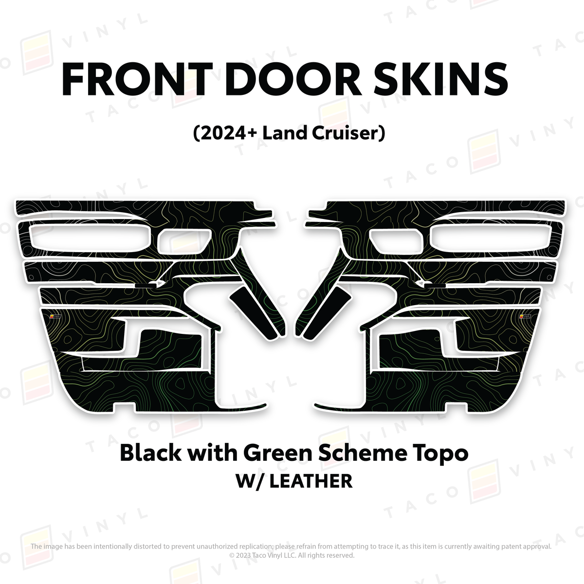 Taco Vinyl Land Cruiser 250 Door Skins | '24+ Land Cruiser