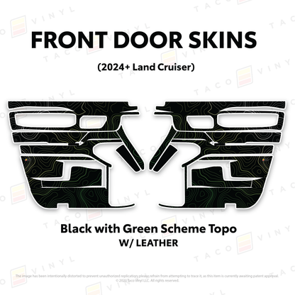 Taco Vinyl Land Cruiser 250 Door Skins | '24+ Land Cruiser