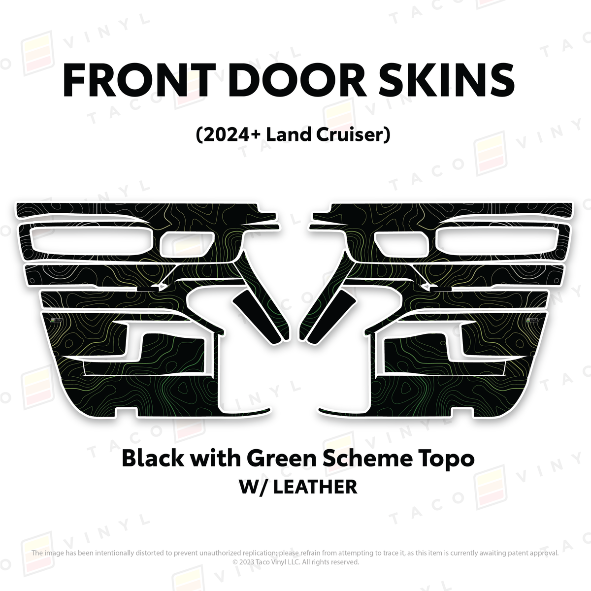 Taco Vinyl Land Cruiser 250 Door Skins | '24+ Land Cruiser