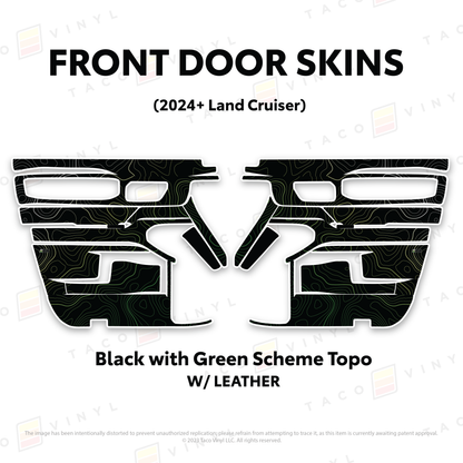 Taco Vinyl Land Cruiser 250 Door Skins | '24+ Land Cruiser