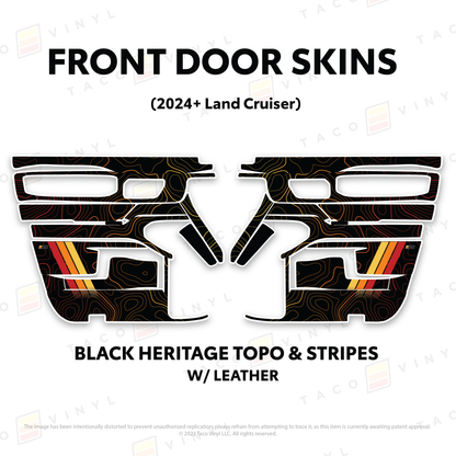Taco Vinyl Land Cruiser 250 Door Skins | '24+ Land Cruiser