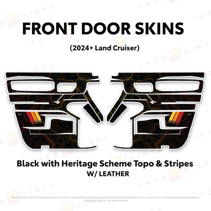 Taco Vinyl Land Cruiser 250 Door Skins | '24+ Land Cruiser