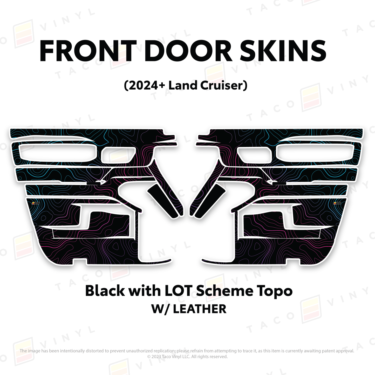 Taco Vinyl Land Cruiser 250 Door Skins | '24+ Land Cruiser
