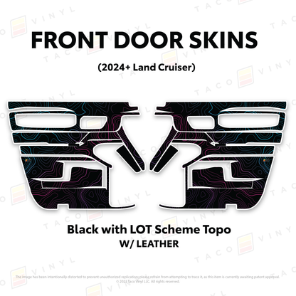 Taco Vinyl Land Cruiser 250 Door Skins | '24+ Land Cruiser