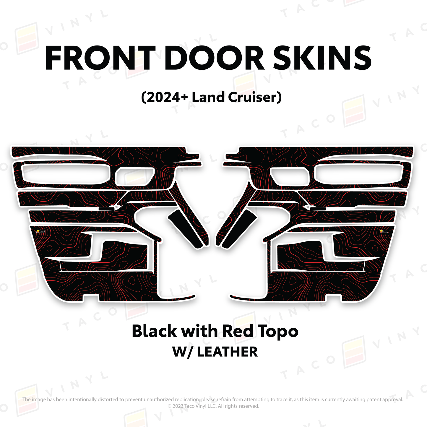 Taco Vinyl Land Cruiser 250 Door Skins | '24+ Land Cruiser