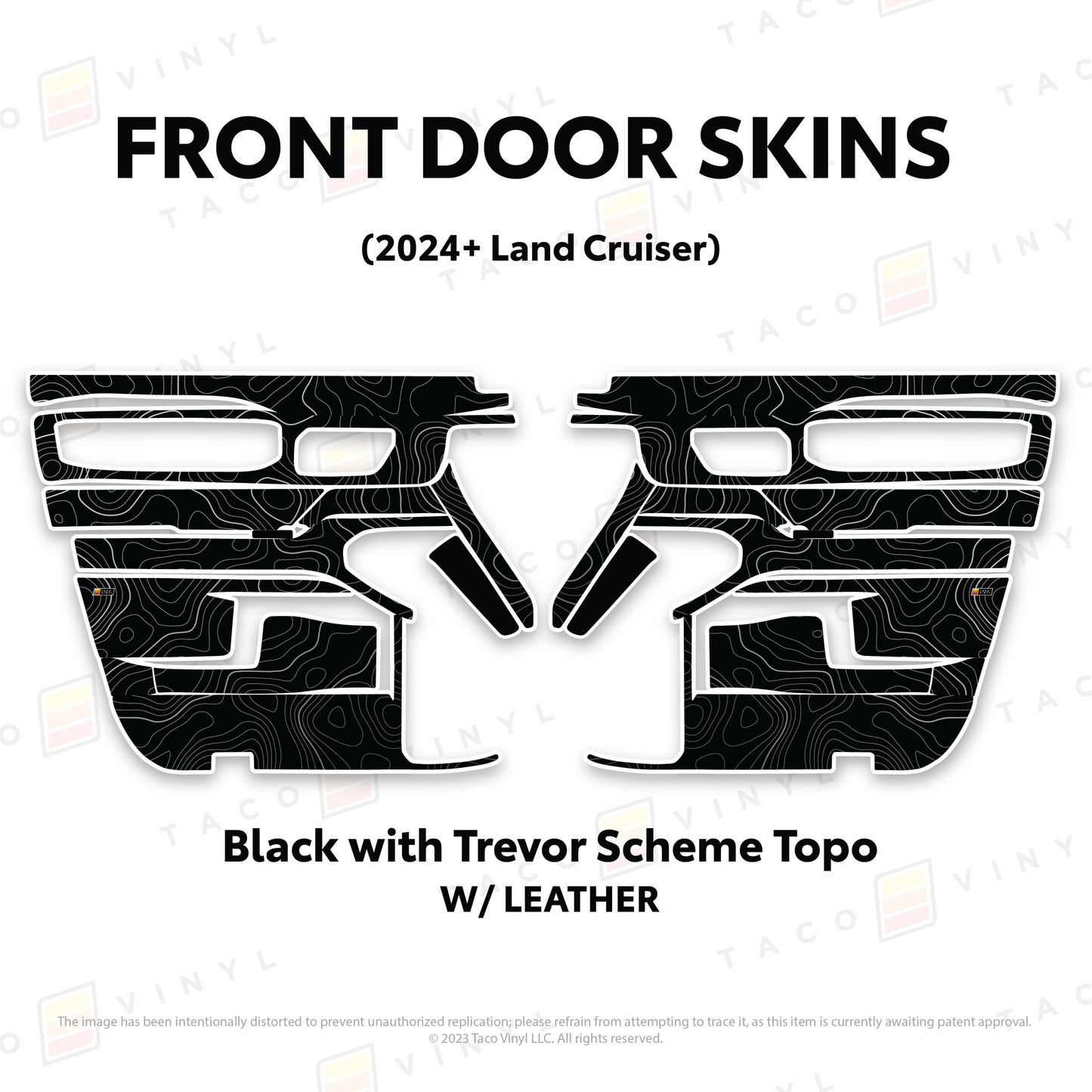 Taco Vinyl Land Cruiser 250 Door Skins | '24+ Land Cruiser