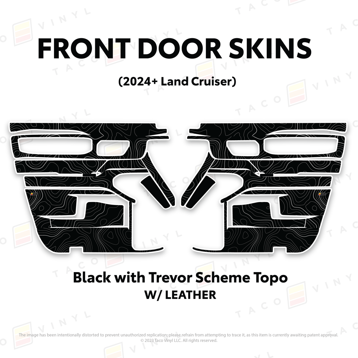 Taco Vinyl Land Cruiser 250 Door Skins | '24+ Land Cruiser