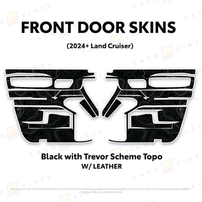 Taco Vinyl Land Cruiser 250 Door Skins | '24+ Land Cruiser