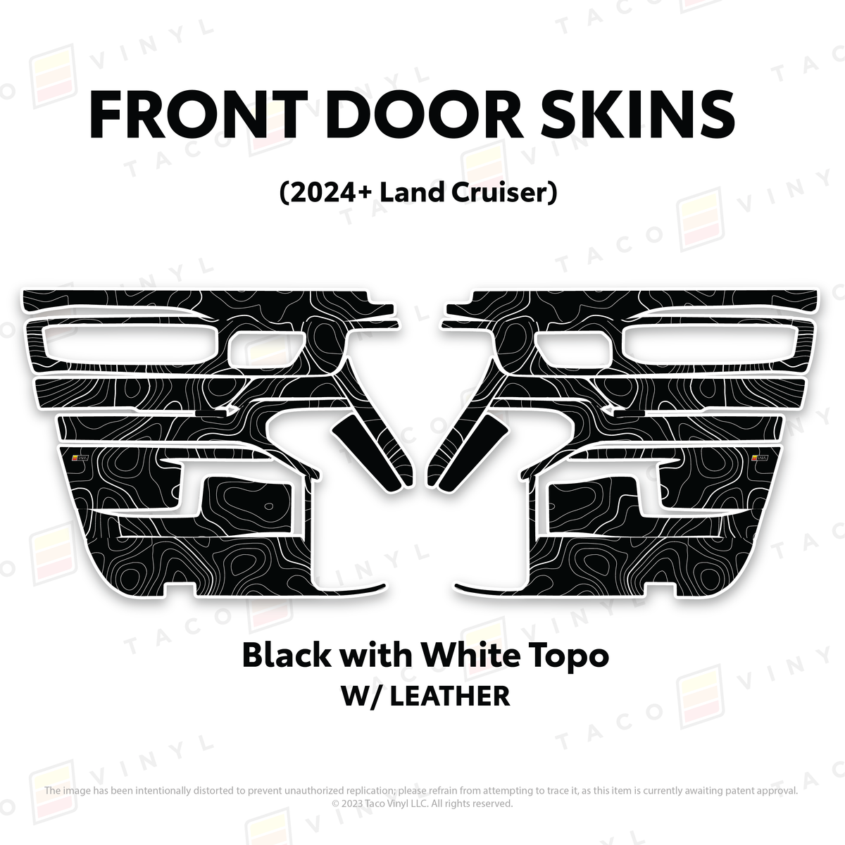 Taco Vinyl Land Cruiser 250 Door Skins | '24+ Land Cruiser