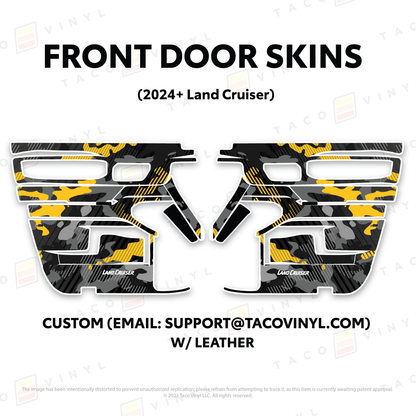 Taco Vinyl Land Cruiser 250 Door Skins | '24+ Land Cruiser