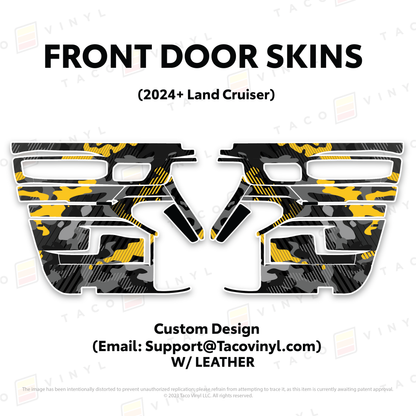 Taco Vinyl Land Cruiser 250 Door Skins | '24+ Land Cruiser