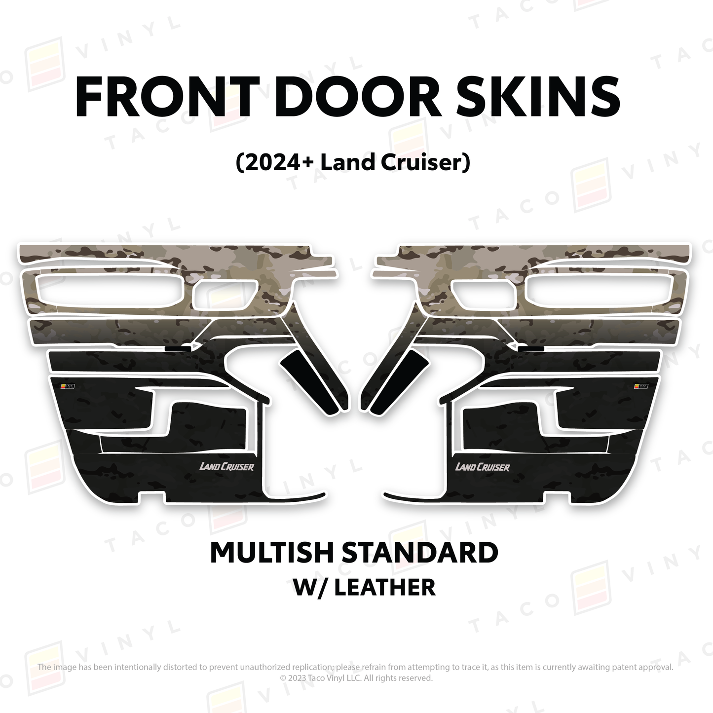 Taco Vinyl Land Cruiser 250 Door Skins | '24+ Land Cruiser