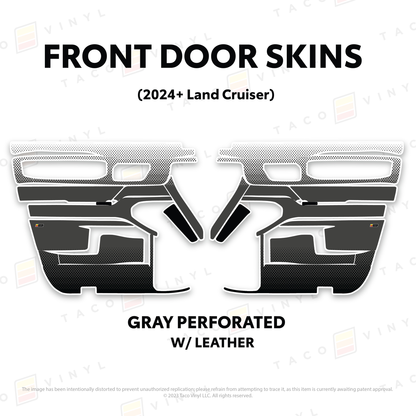 Taco Vinyl Land Cruiser 250 Door Skins | '24+ Land Cruiser