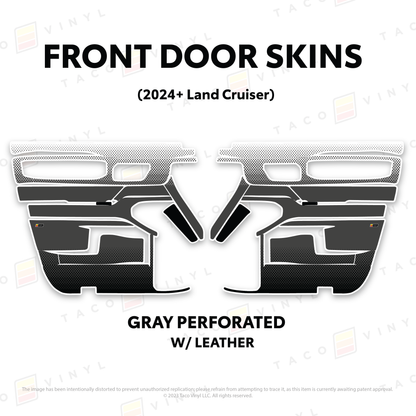 Taco Vinyl Land Cruiser 250 Door Skins | '24+ Land Cruiser