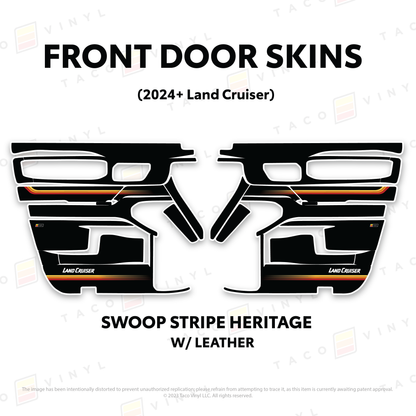 Taco Vinyl Land Cruiser 250 Door Skins | '24+ Land Cruiser