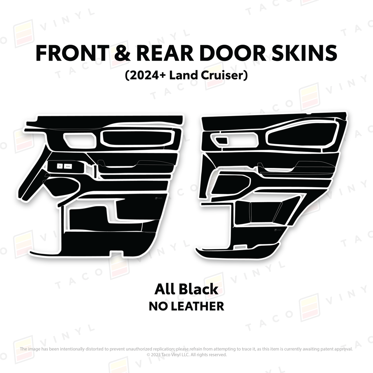 Taco Vinyl Land Cruiser 250 Door Skins | '24+ Land Cruiser