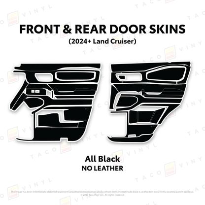 Taco Vinyl Land Cruiser 250 Door Skins | '24+ Land Cruiser
