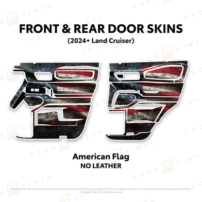 Taco Vinyl Land Cruiser 250 Door Skins | '24+ Land Cruiser